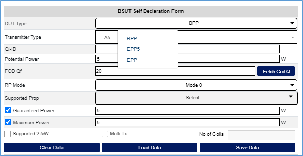 GRL-WP-TPR-C3 BSUT Self Declaration Form_completed BSUT (DUT) configuration example