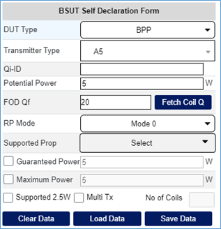 GRL-WP-TPR-C3 BSUT Self Declaration Form_user information required_configure BSUT (DUT)